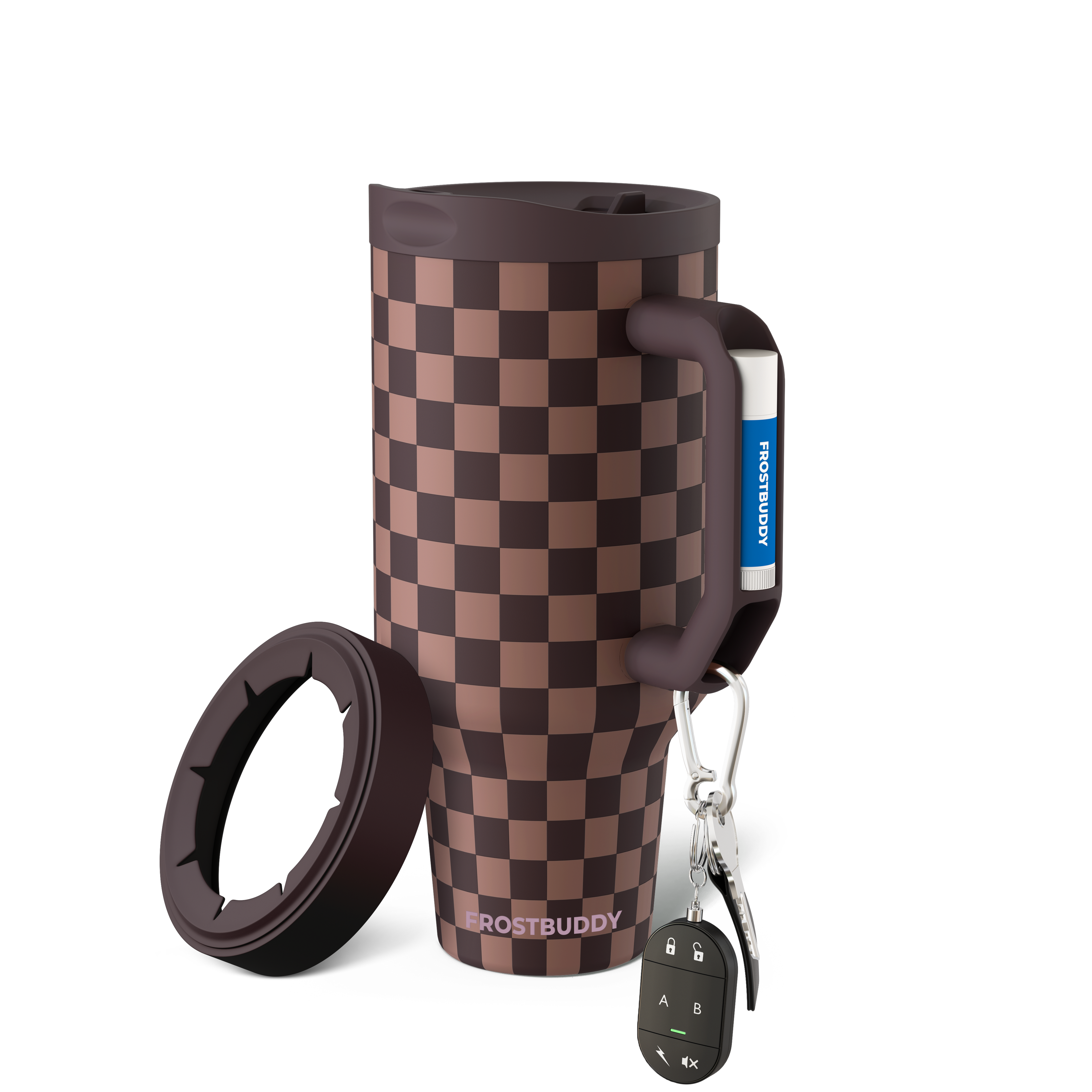 Thicc Buddy 50oz | Espresso Checkered